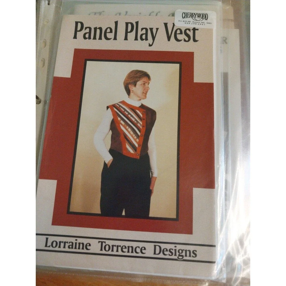 LORRAINE TORRENCE DESIGNS- PANEL PLAY VEST PATTERN